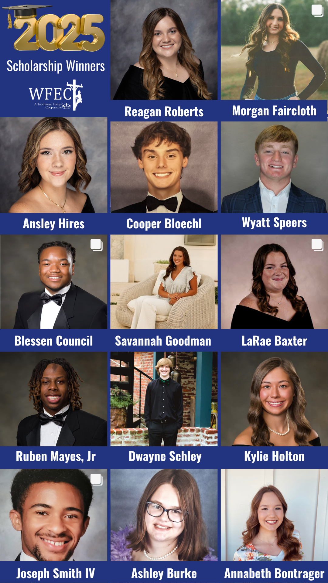 photo for WFEC Awards Scholarships to 14 Local Students